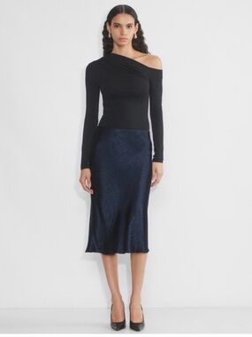 Babaton | Aritzia Slip Satin Midi Skirt